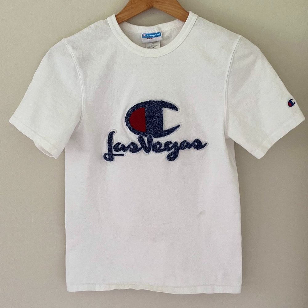 Champion Las Vegas Quality t-shirt XS White Short Sleeve